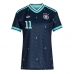 Camiseta Alemania Nick Woltemade #11 Segunda Equipación Replica Mundial 2026 para mujer mangas cortas
